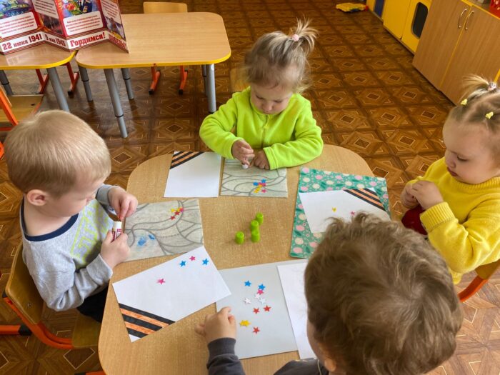 аппликация Праздничный салют (3)