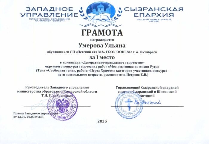 достижения епархия (2)