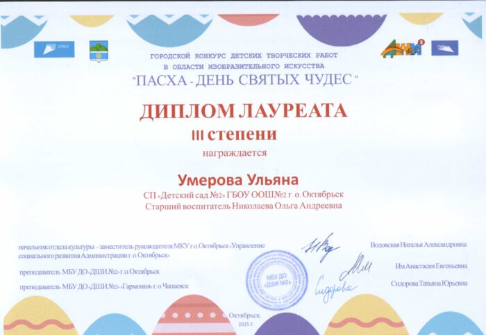 достижения пасха (5)