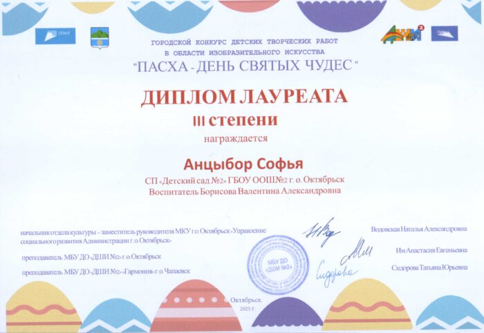 достижения пасха (7)