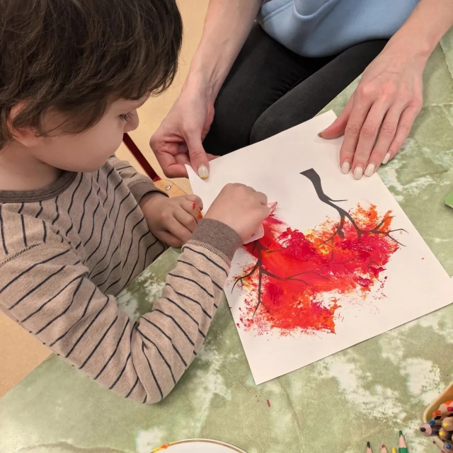 рисование смятой салфеткой (3)