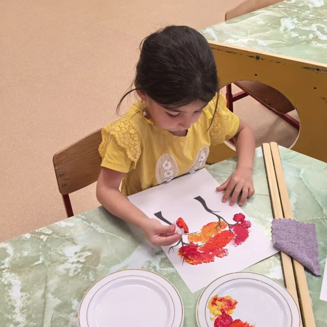 рисование смятой салфеткой (6)