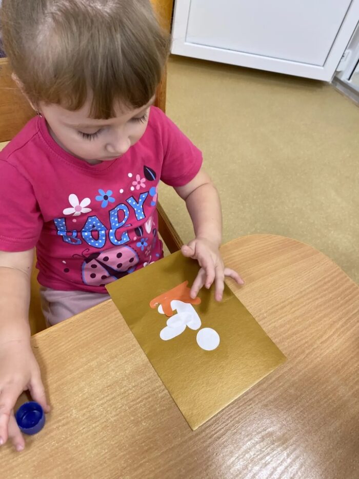 Аппликация «Мы спортсмены (1)