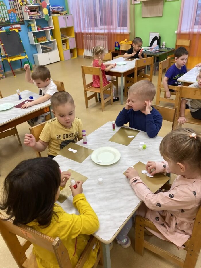 Аппликация «Мы спортсмены (2)