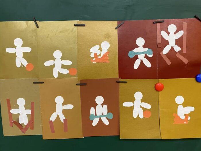 Аппликация «Мы спортсмены (4)