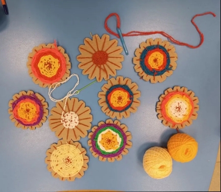 Плетение коврика из ниток занятие (1)