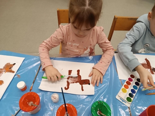 Занятие по рисованию Собачка (1)