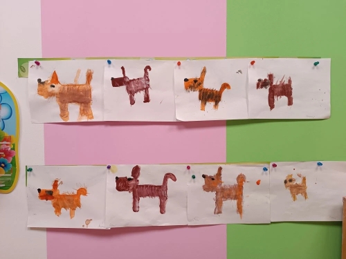 Занятие по рисованию Собачка (2)