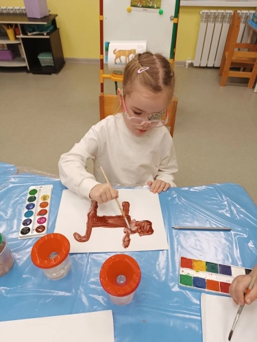 Занятие по рисованию Собачка (3)