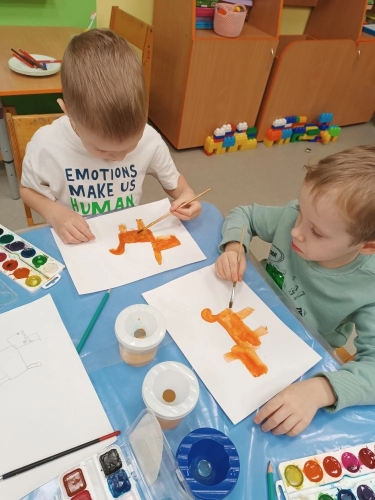 Занятие по рисованию Собачка (6)