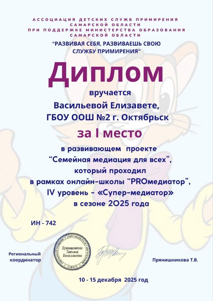 Развивающий областной проект Семейная медиация для всех (2)