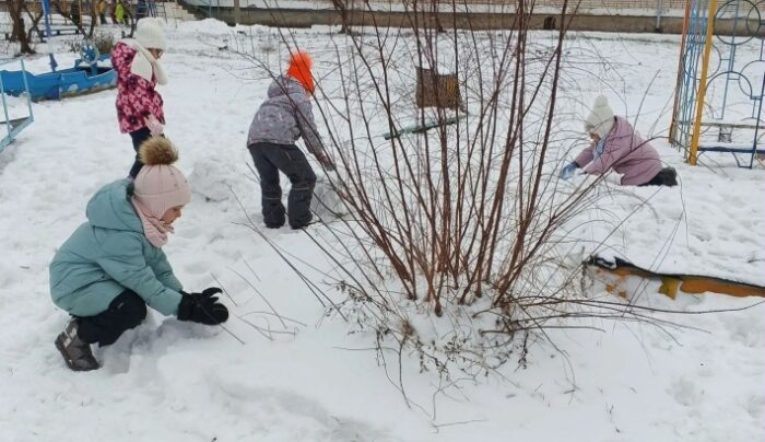 лепка снеговика (1)
