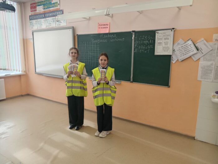 БезопаснаяЗима учащиеся начальной школы повторили правила дорожного движения (2)