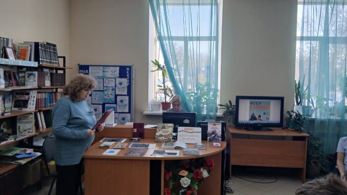 Участие 6 класса в акции «Читаем о блокаде» (1)