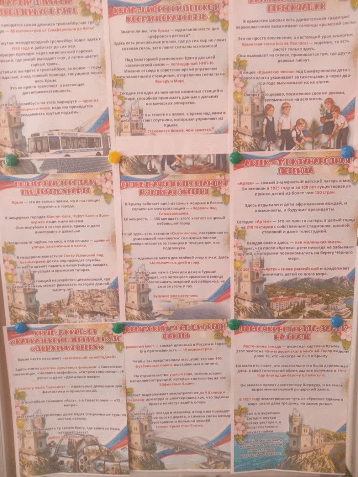 Занимательный час «Воссоединение «Крыма с Россией Мы вместе!» (1)