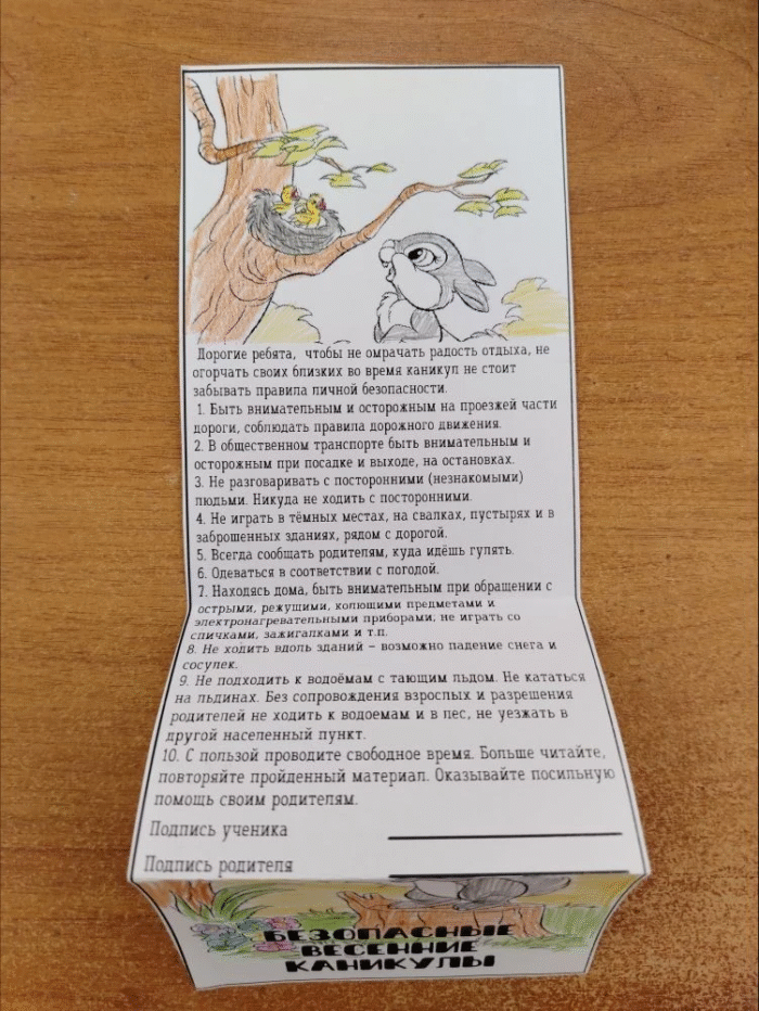 беседа безопасные каникулы (8)