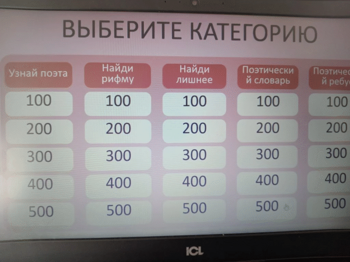 интерактивная викторина (2)