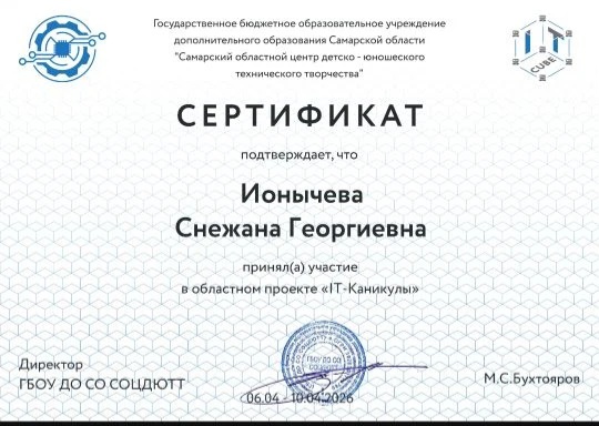 сертификаты областной проект «IT каникулы» (6)